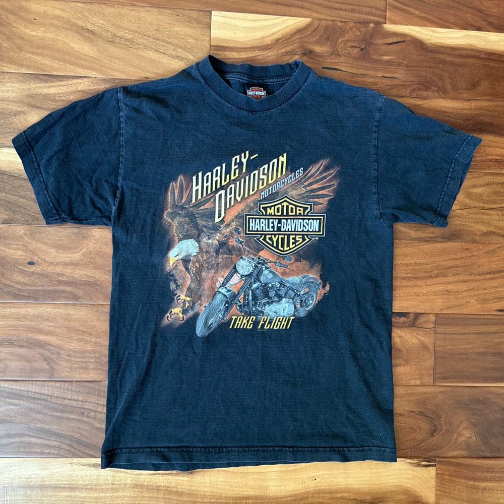 Harley-Davidson Take Flight Madison WI Tee size Medium - Picture 1 of 3